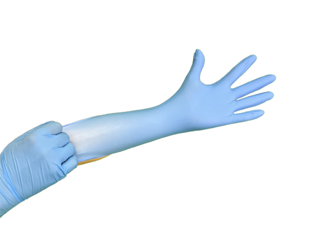 long nitrile gloves