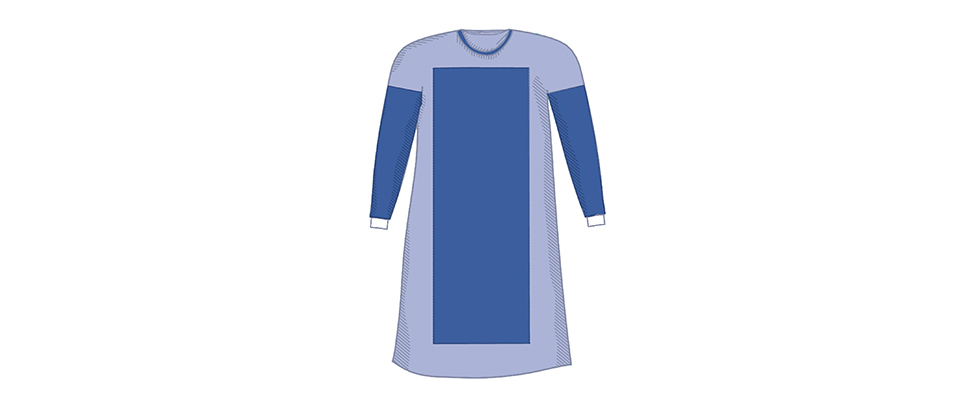 Reinforced Surgical Gown