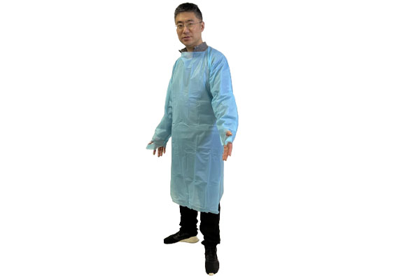 pe isolation gown tow
