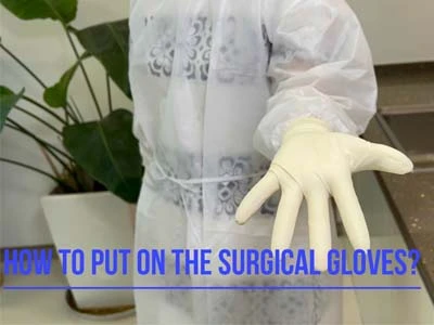 Wearing surgical glove tips